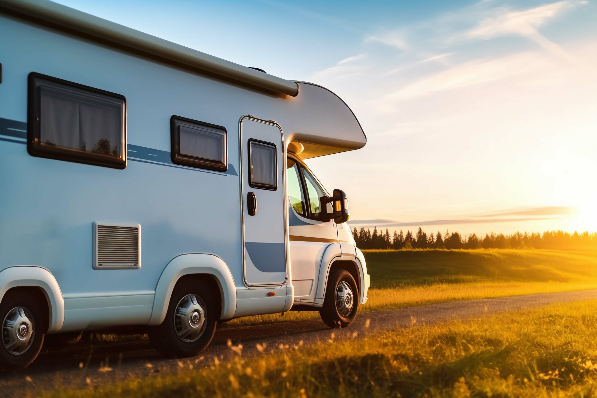 camping-wheels-car-sustainable-travel Technicien installant des panneaux solaires
